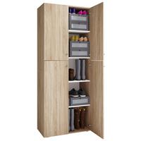 Pisarniška Omara Lona, Hrast - hrast sonoma, Konvencionalno, leseni material (70/182/37cm) - MID.YOU