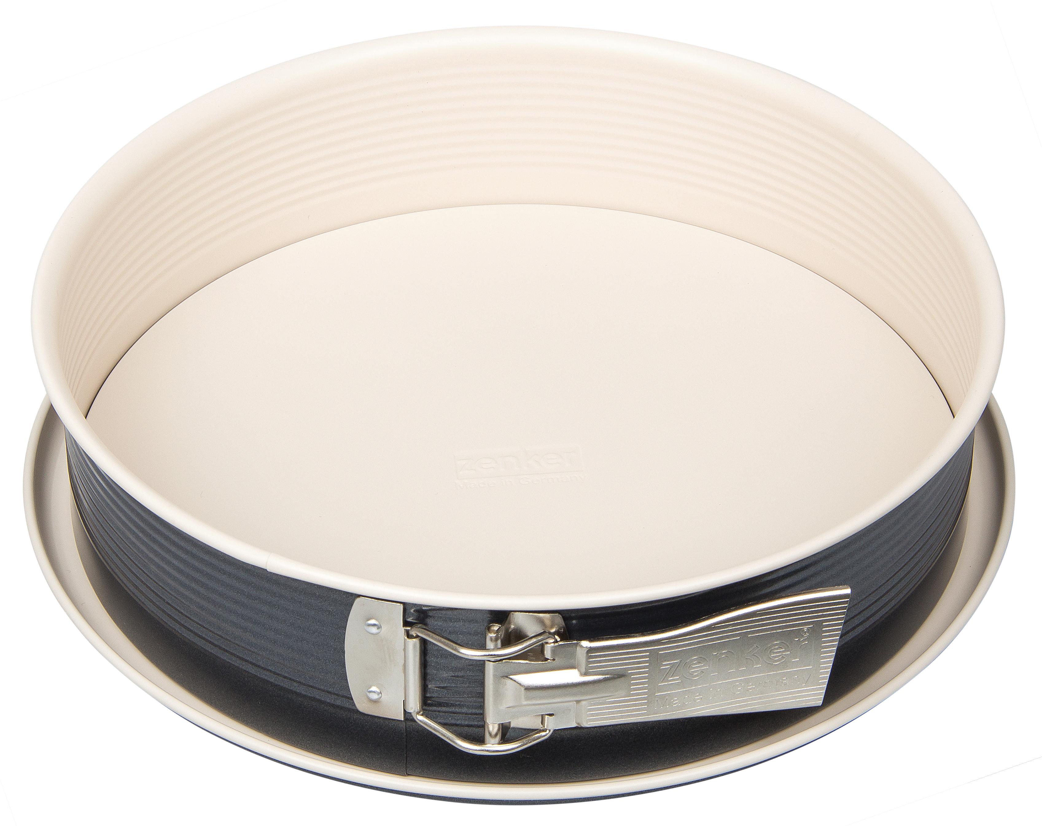 Springform Zenker in Anthrazit/Creme Ø ca. 26cm - Anthrazit/Creme, Metall (26/7cm) - Zenker