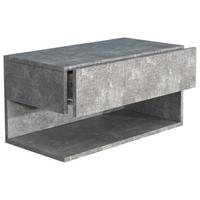 Nočna Omarica Usal Xl 60, Beton - siva, Moderno, leseni material (60/30/32cm) - MID.YOU
