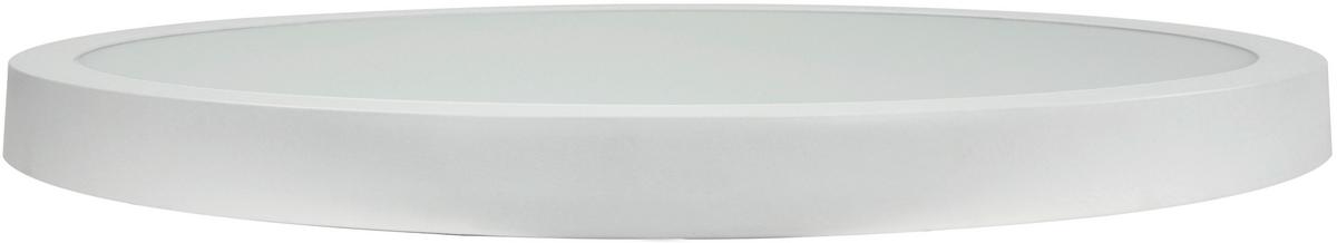 LED-Deckenleuchte Weiß max. 40 Watt - Weiß, Basics, Kunststoff/Metall (60,5/60,5/4cm)