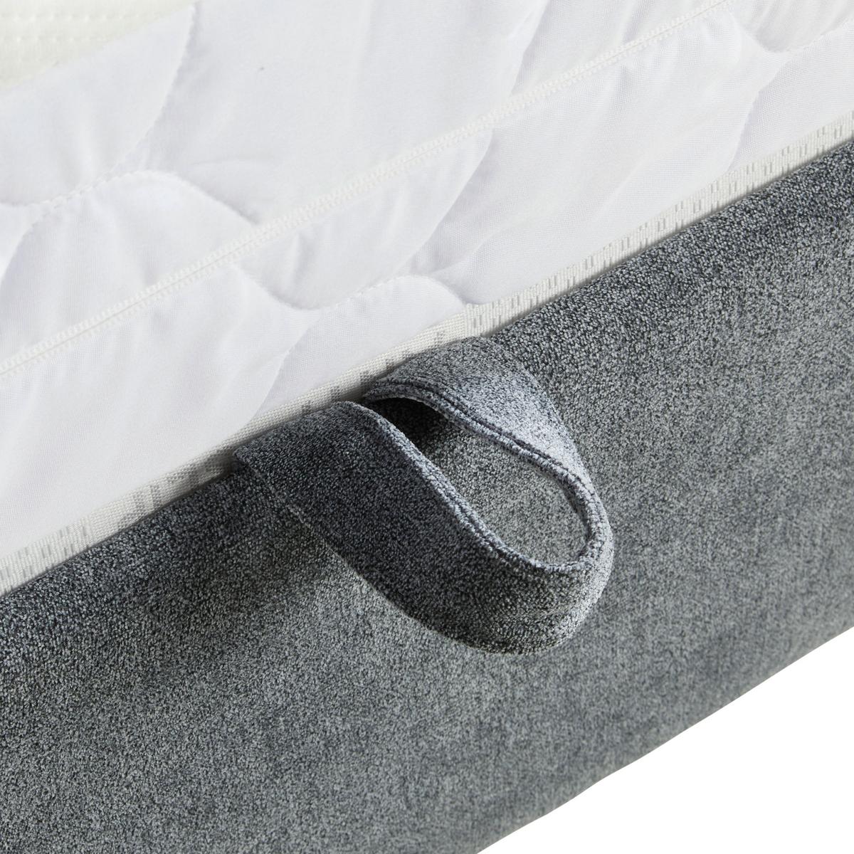Boxbett Magic in Grau ca. 180x200cm - Schwarz/Grau, KONVENTIONELL, Holzwerkstoff/Kunststoff (180/200cm) - Mömax
