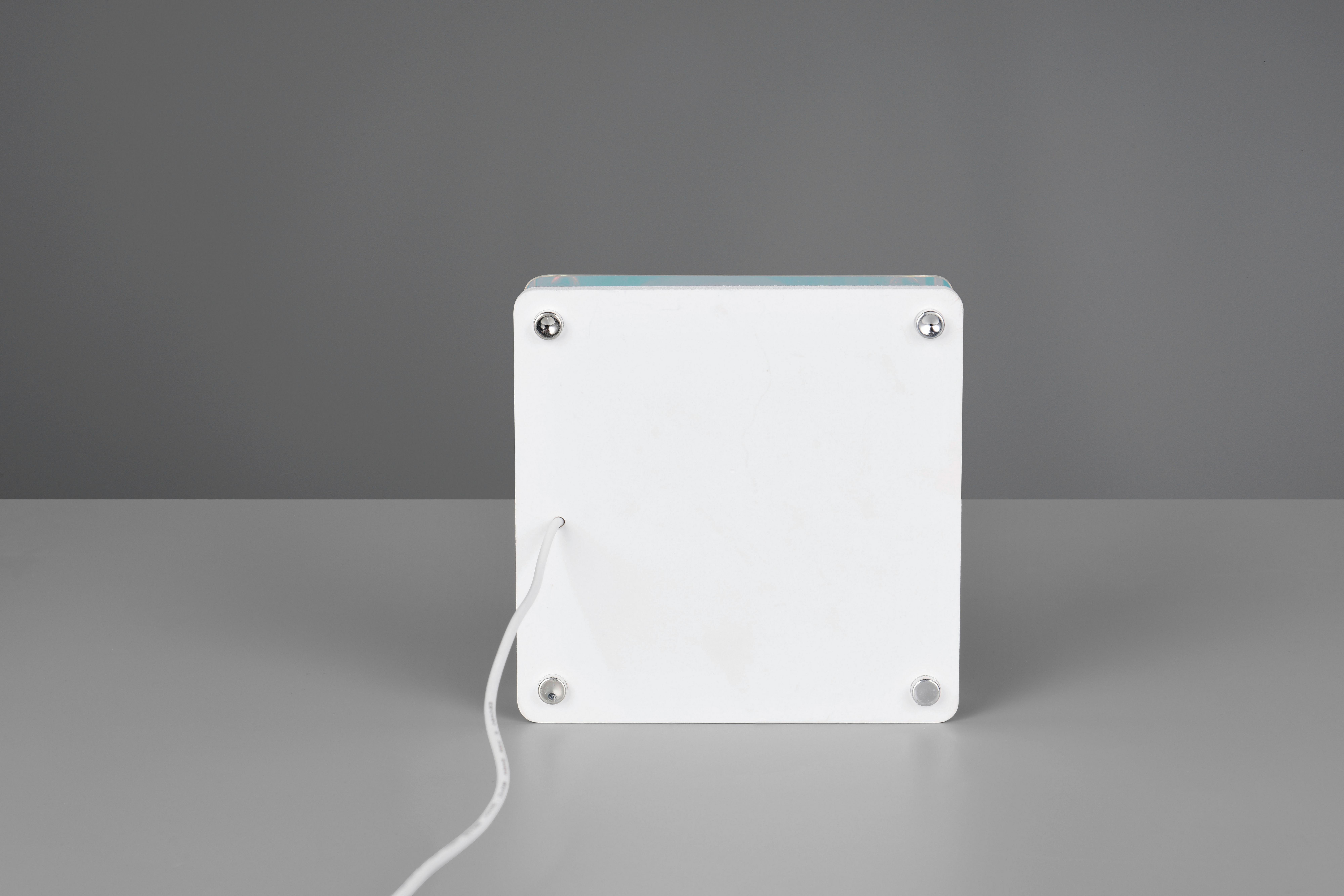 LED-DEKORATIONSLAMPA HELGA - transparent, Modern, metall/plast (14,5/14,5/5cm) - Mömax
