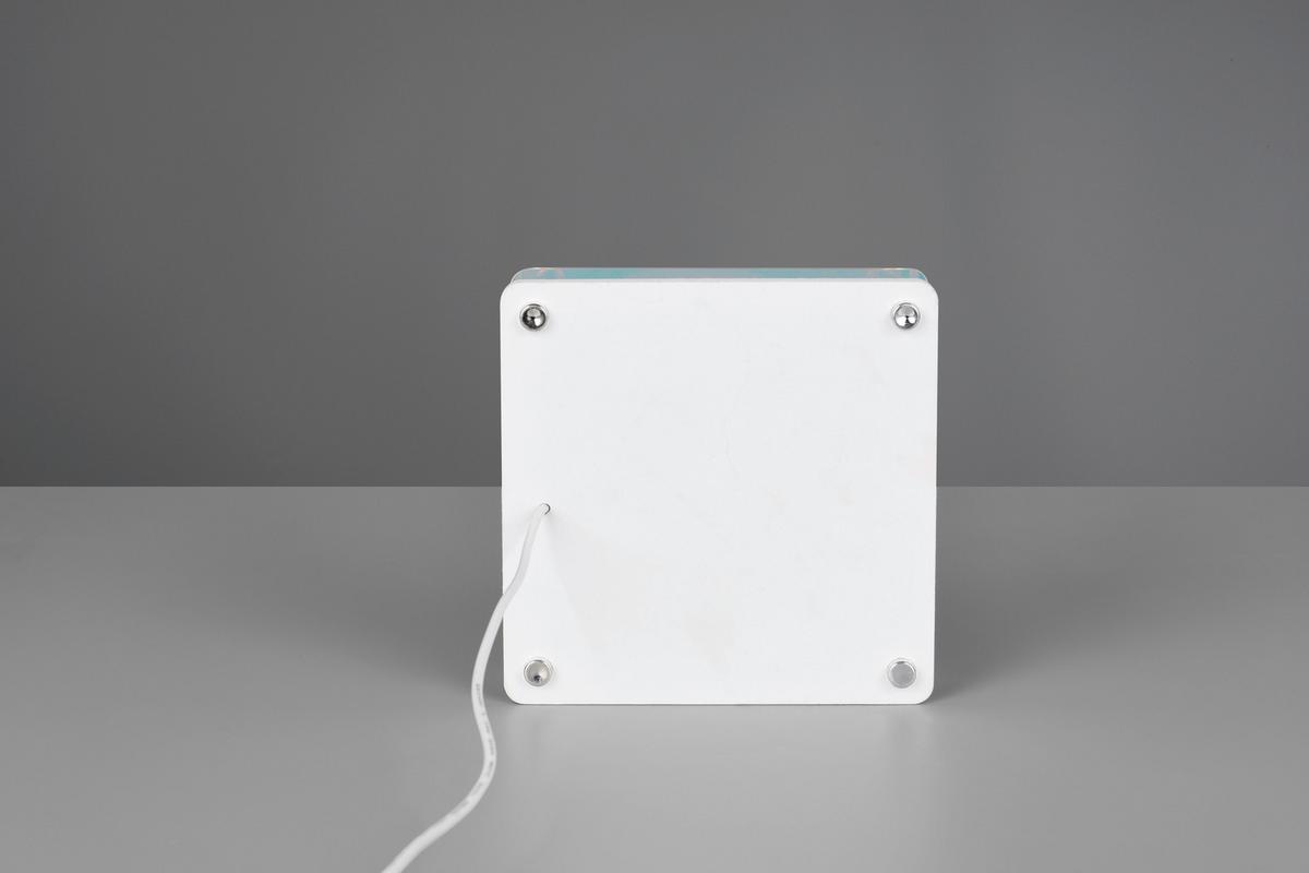 LED-Dekoleuchte Helga Transparent max. 4 Watt - Transparent, MODERN, Kunststoff/Metall (14,5/5/14,5cm) - Mömax