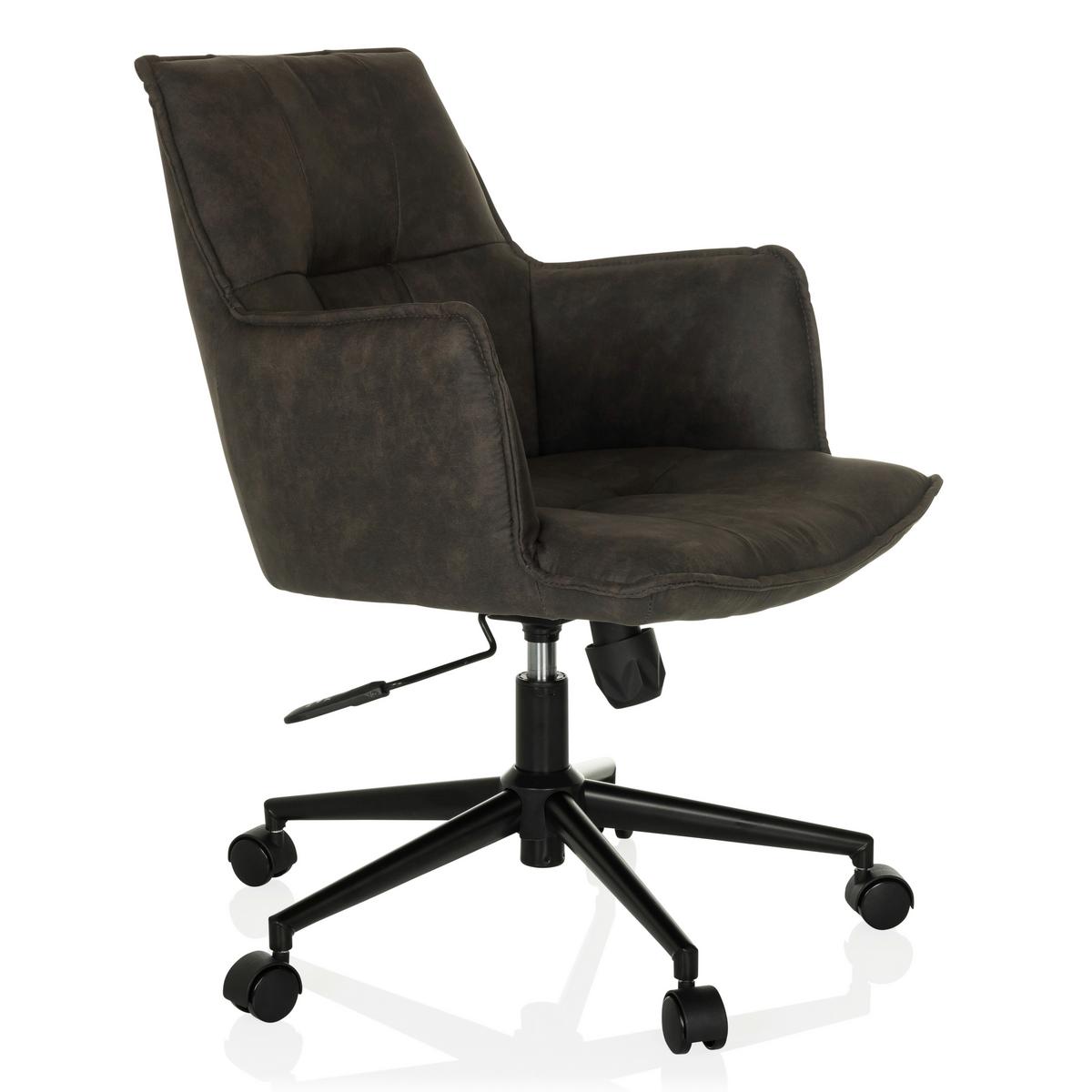 Vrtljivi Stol Solao Life, Temno Zelena - temno siva/črna, Moderno, kovina/umetna masa (54/85/70cm) - MID.YOU