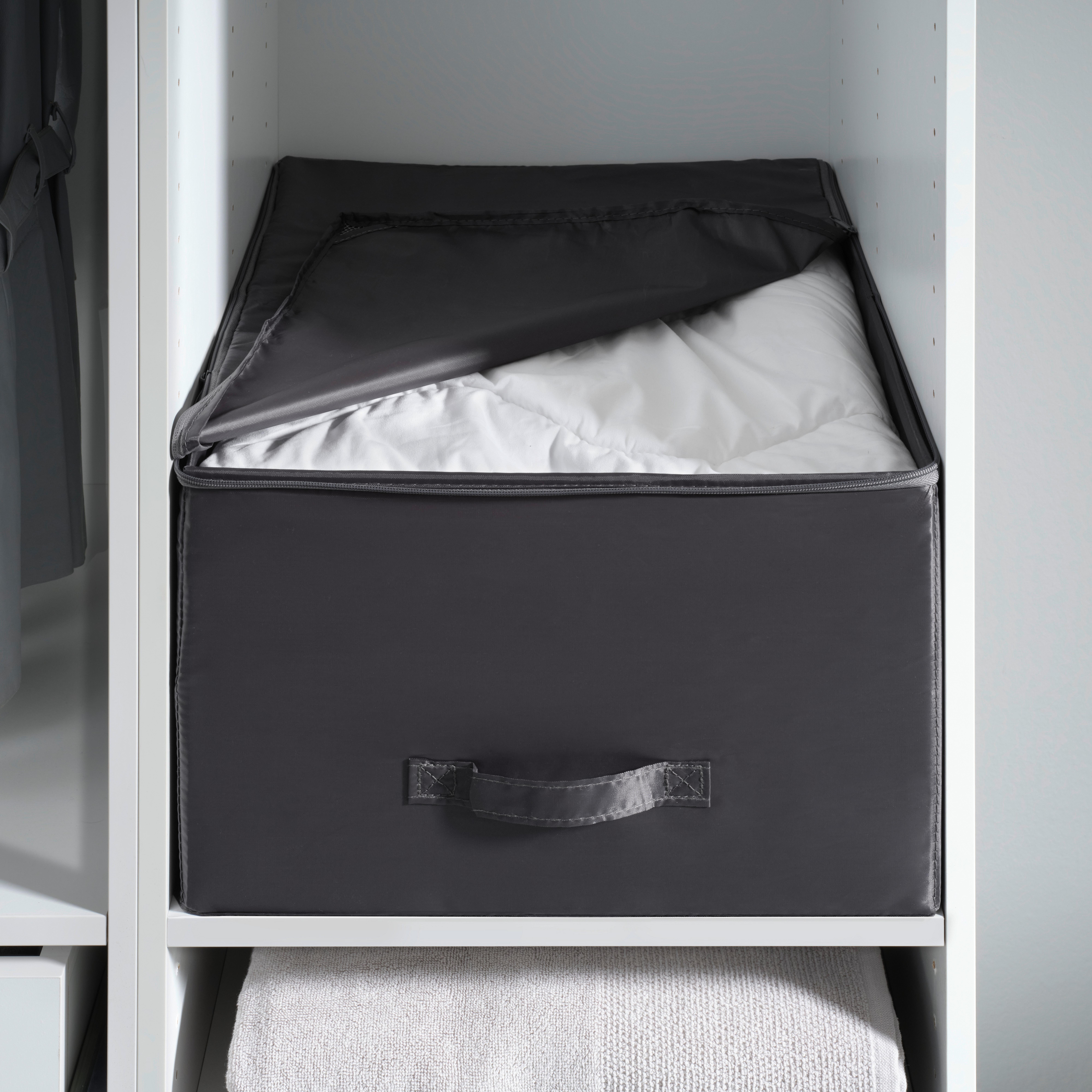 Aufbewahrungstasche Unit S in Grau - Grau, KONVENTIONELL, Kunststoff/Textil (42,5/55/28cm) - Modern Living