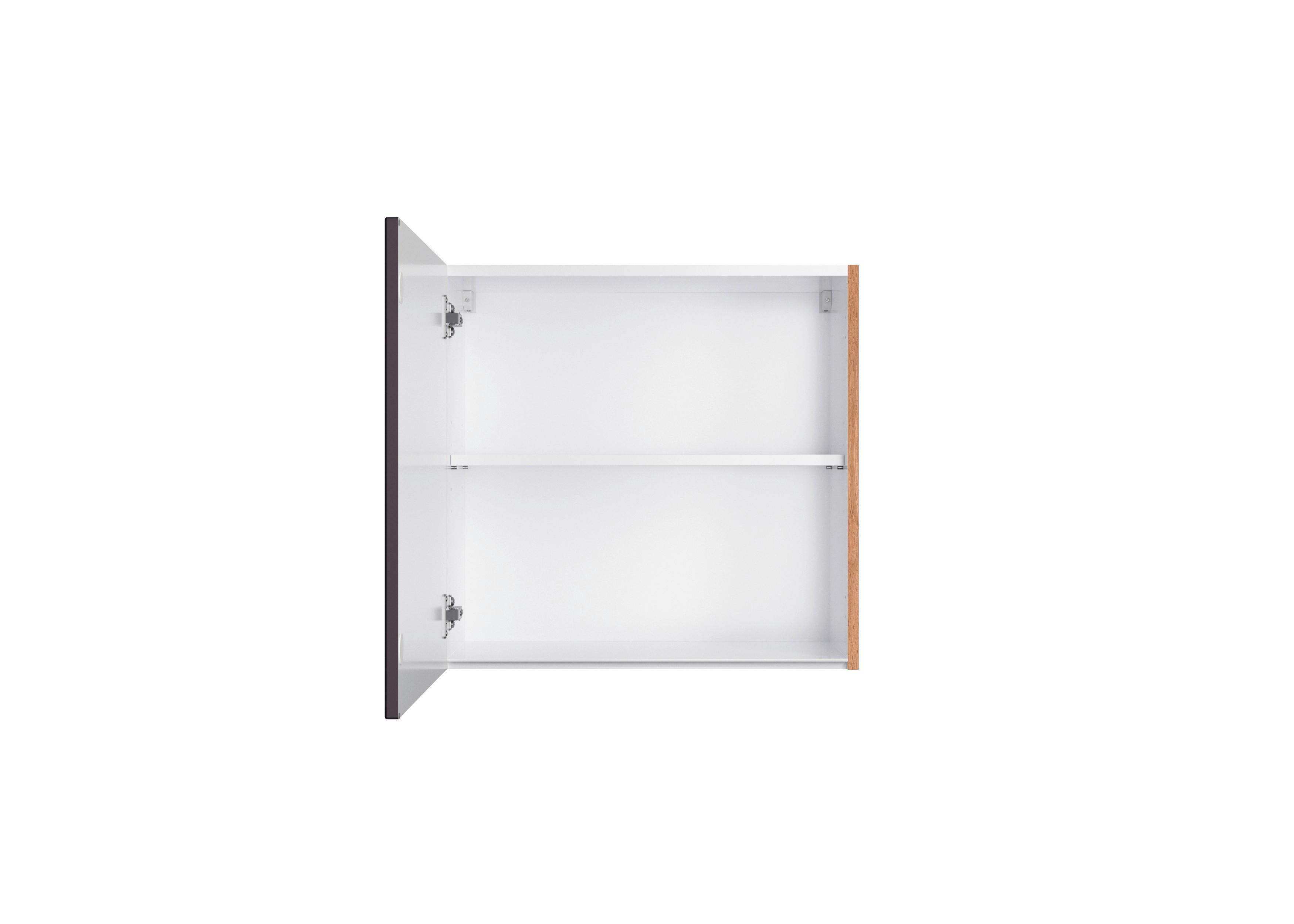 Küchenoberschrank Turin ca. 60x57 cm Grau/Eiche - Eiche Wotan/Grau, Design (60/57/34cm) - Held