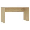 Pisalna Miza Unit - barve hrasta, Konvencionalno, leseni material (135/73/54,5cm) - Based