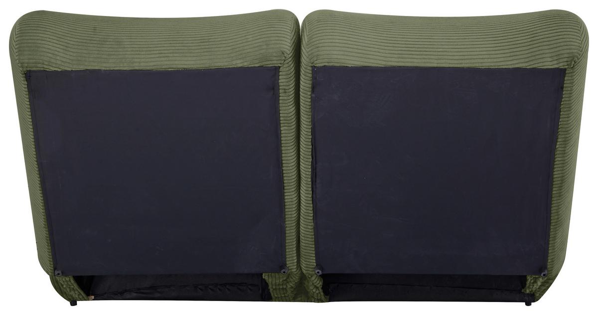 Zofa Luna, Olivno Zelena, Funkcija Ležišča - olivno zelena , Design, tekstil (159/88/160cm) - Livetastic