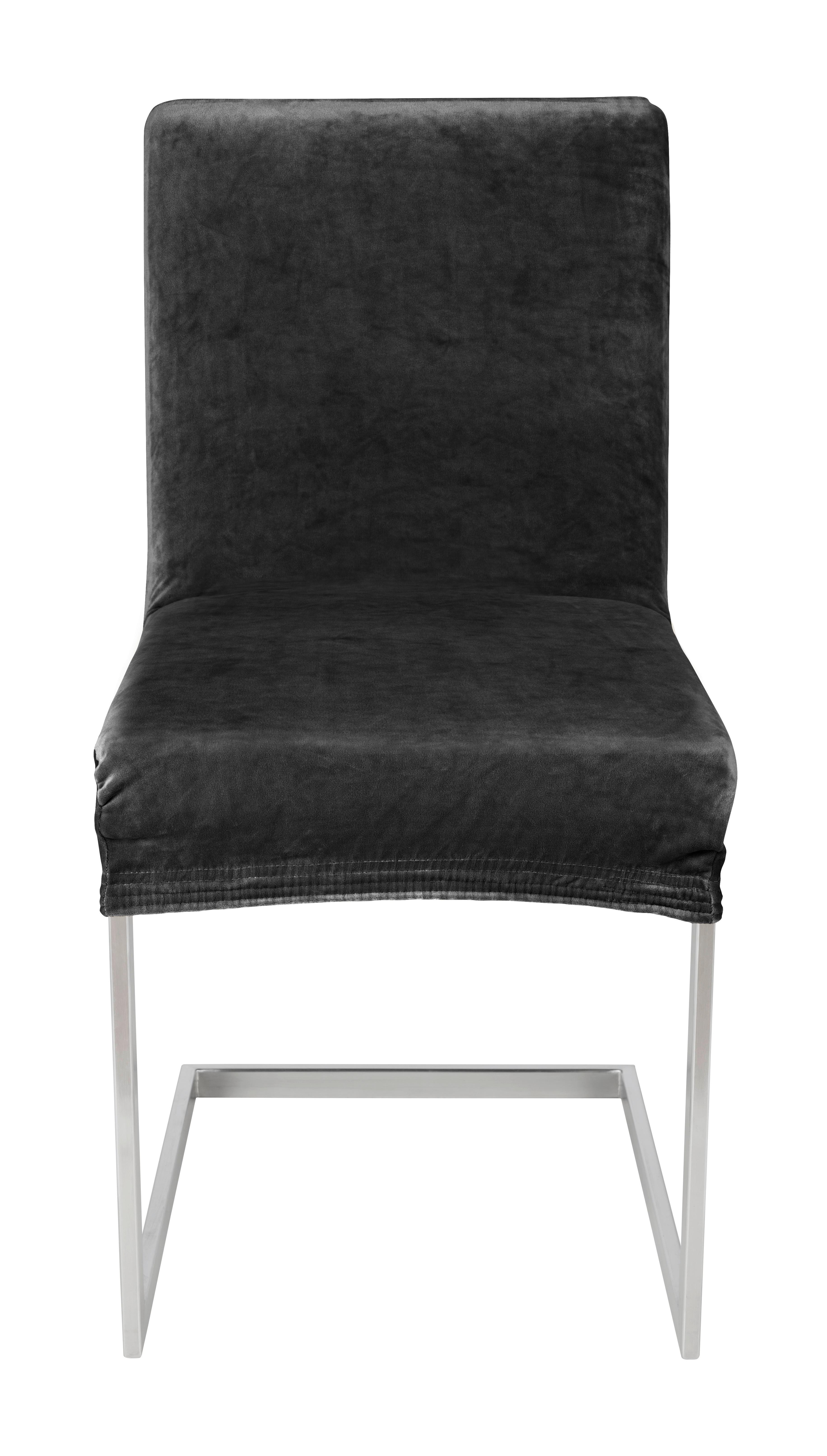 Navlaka Za Stolicu Steve - crna, Konventionell, tekstil (68/48/48cm) - Modern Living