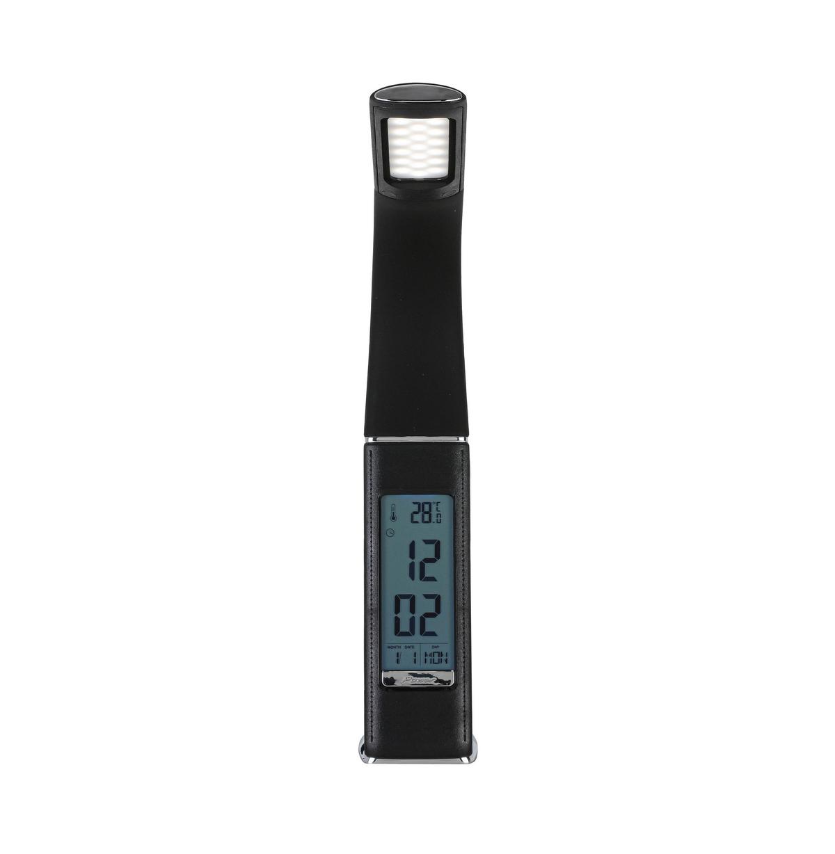 LED-Schreibtischleuchte Freddy 1 max. 5,5 Watt - Chromfarben/Schwarz, MODERN, Kunststoff/Metall (9,5/6,5/max 50cm) - Mömax