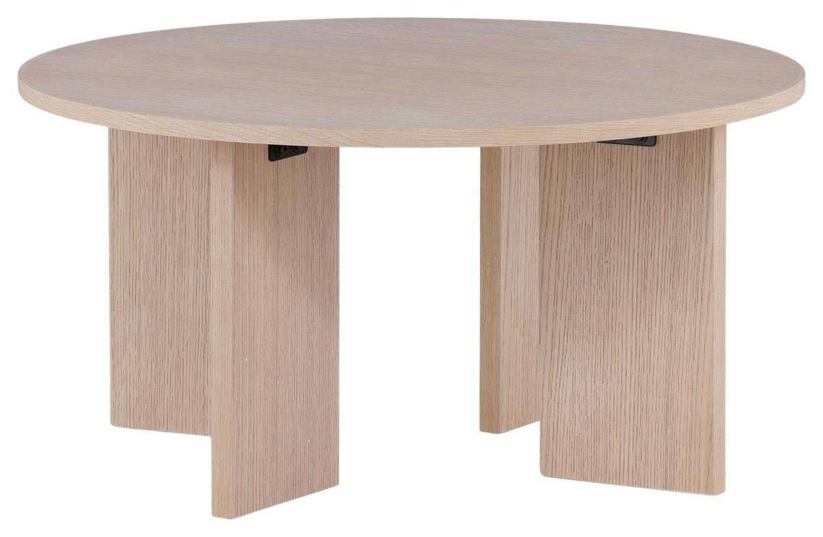 Couchtisch Askerön ca. 80x80x40 cm Weiß - Weiß, Design, Holzwerkstoff (80/80/40cm) - Livetastic