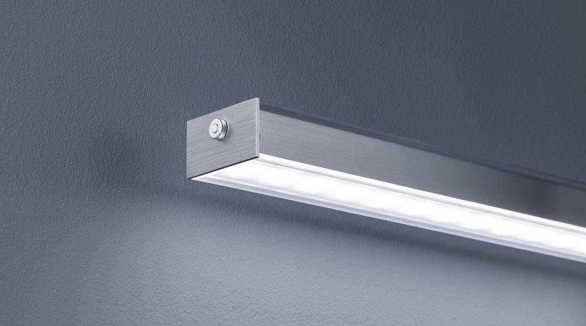 LAMPA WISZĄCA LED 60008 VITAN - kolor niklowy, Design, metal (150/7/90-150cm) - Fischer & Honsel