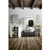 SITTBÄNK FELICITY - svart/antracit, Romantik / Lanthus, trämaterial/textil (115/58/44cm) - Mömax