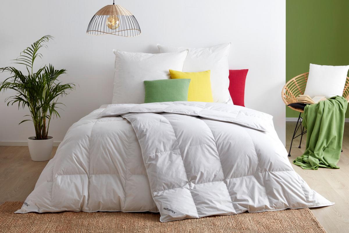 Odeja Iz Puha Dana, Ca. 135x200 Cm - bela, Konvencionalno, tekstil (135-140/200cm) - Premium Living