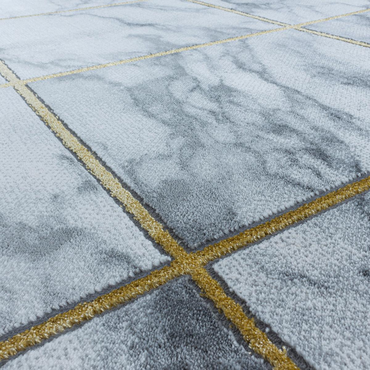 Webteppich Naxos Goldfarben ca. 140x200cm - Goldfarben, Design, Textil (140/200cm) - Novel