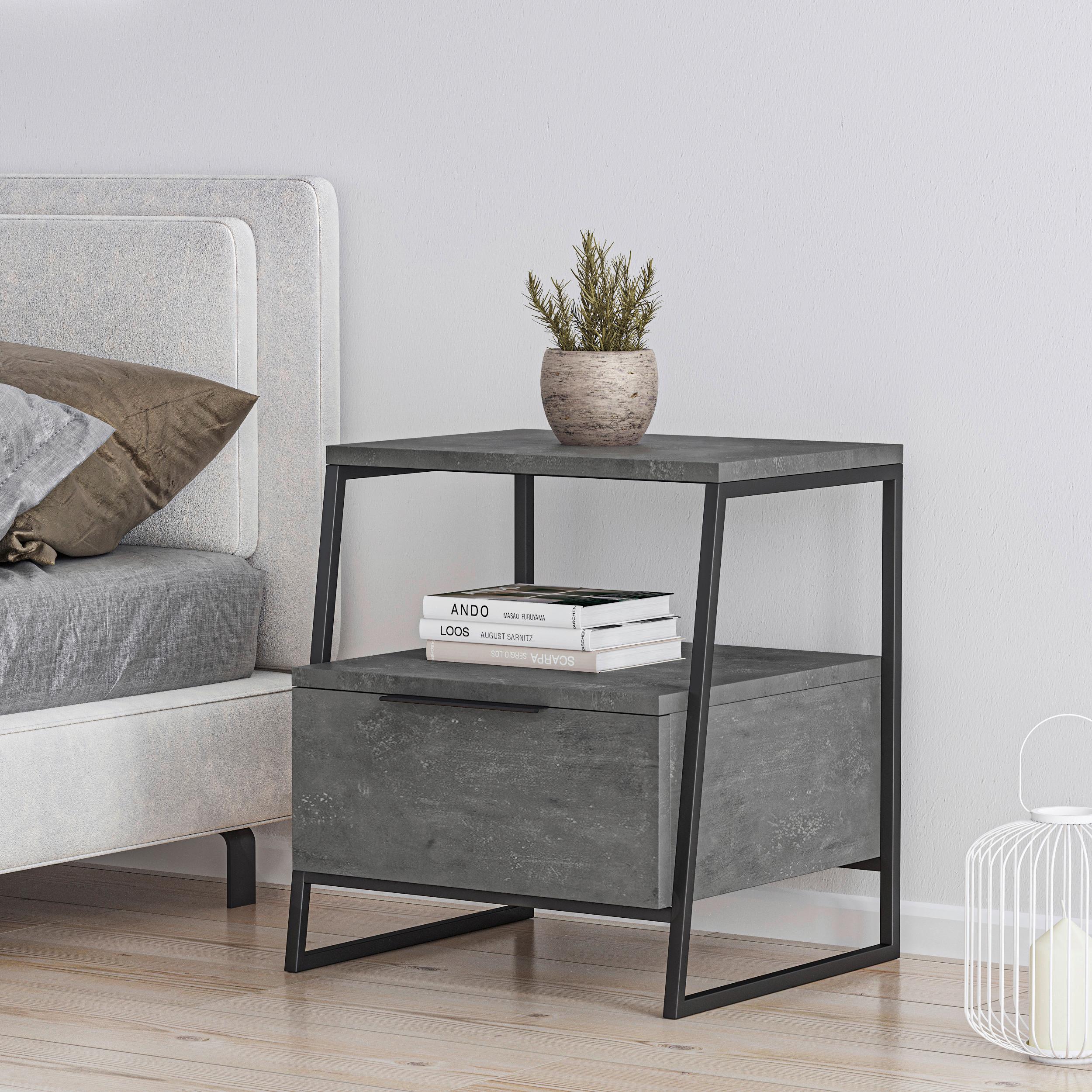 Mizica Pal - siva/črna, Design, leseni material (45/40/50cm) - Livetastic