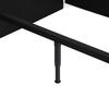 STOPPAD SÄNG LIVORNO - svart/cremefärgad, Klassisk, metall/textil (180/200cm) - Mömax