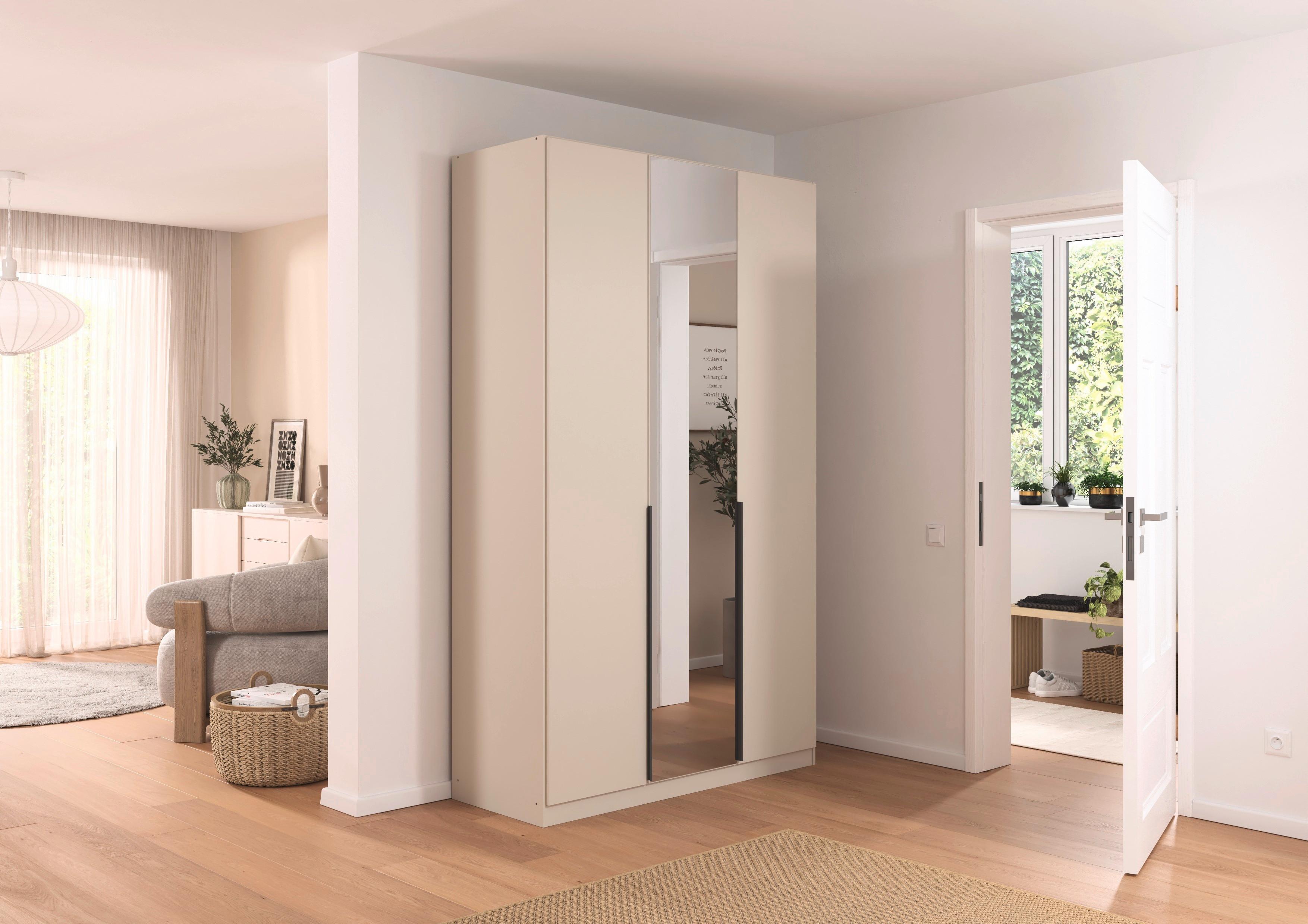 DULAP USI ROTATIVE ALABAMA - argintiu/șampanie, Trend, material pe bază de lemn (136/229/54cm) - Modern Living