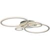 LED-TAKLAMPA KLAUSE - silver/nickelfärgad, Modern, metall/plast (95/52/7,7cm) - Mömax
