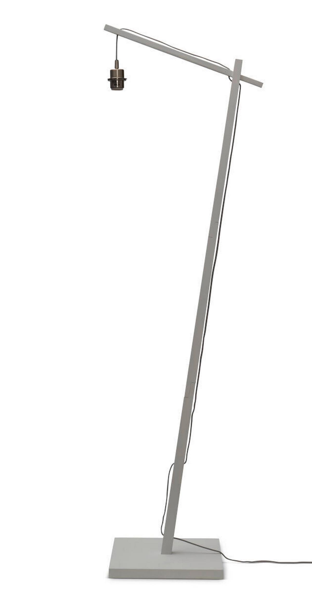 Stoječa Svetilka Cango, Bela, Naravna Barva - bela/naravne barve, Trend (176/60/36cm) - Good & Mojo