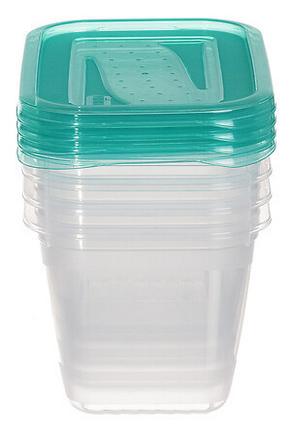 Set 4 recipiente alimentare Fresh & Freeze, cca. 0,75 L - Basics (15/8,5/10cm)