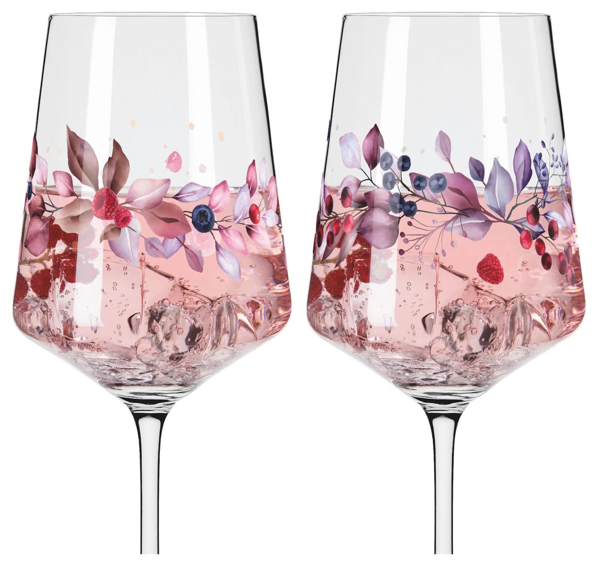 KIELISZEK DO SZPRYCERA 6011002 SOMMERSONETT SPRIZZ - jaskrawy róż/czerwony, Lifestyle, szkło (544ml) - Ritzenhoff