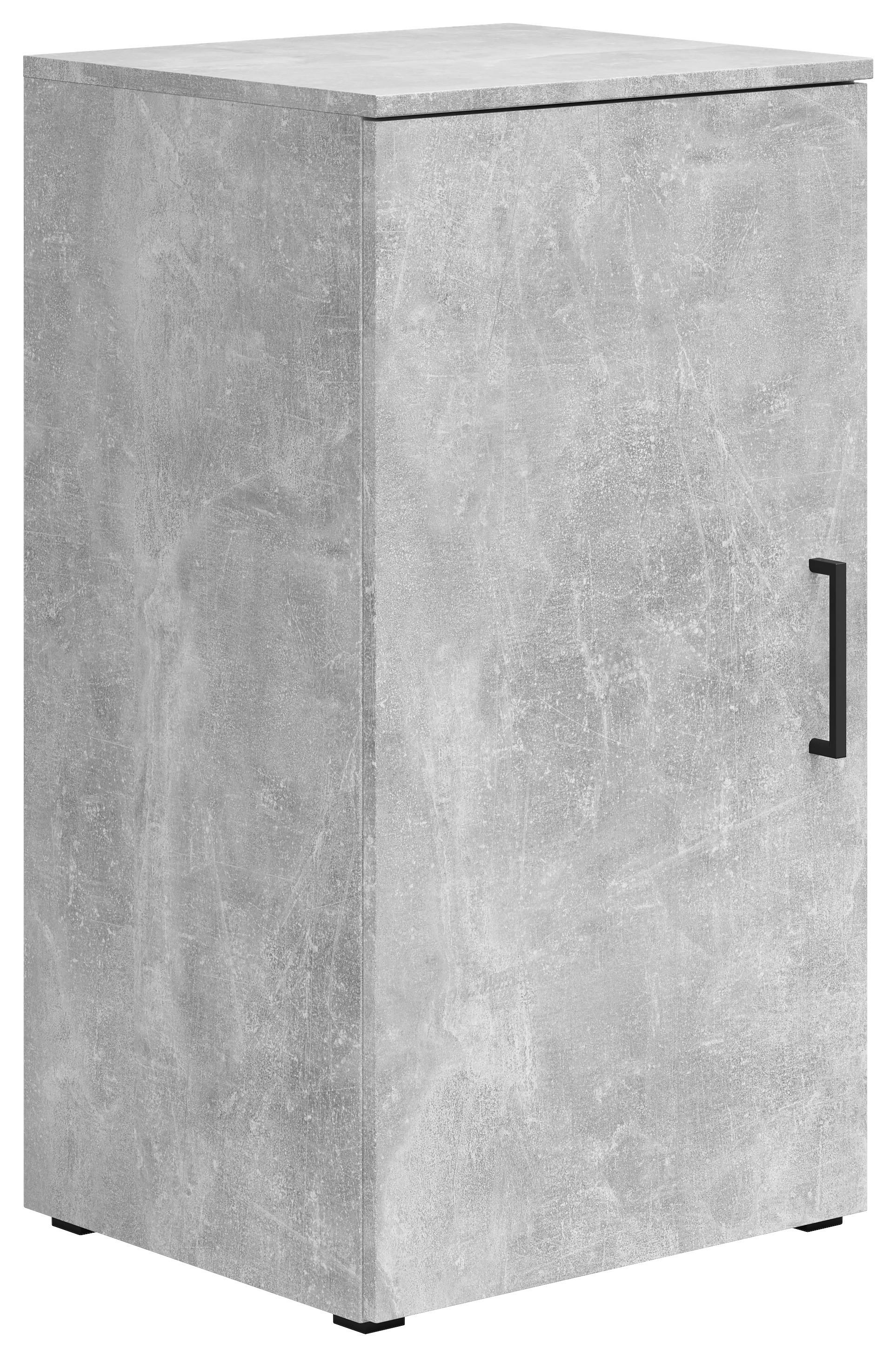 Kommode Multistauraum Grau - Anthrazit/Schwarz, Modern, Holzwerkstoff/Kunststoff (45/83/40cm) - Premium Living
