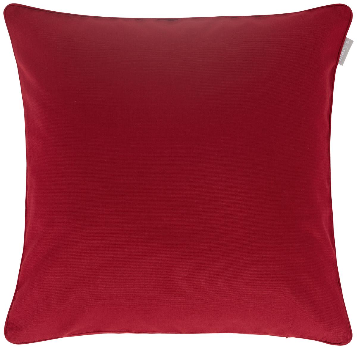 Kissenhülle Steffi Paspel ca. 50x50cm - Dunkelrot (50/50cm) - Modern Living