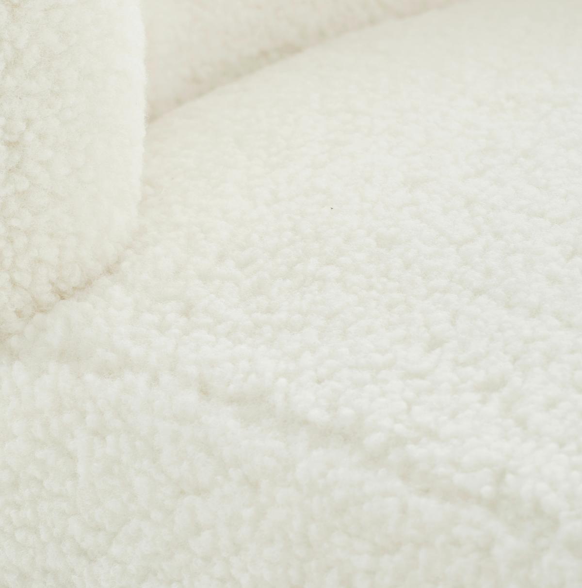 FOTEL VENEZIA - biały, Modern, drewno/tkanina (64/71/73cm) - Livetastic