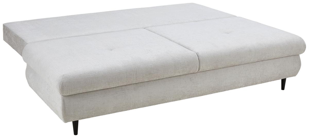 Trosjed Na Razvlačenje Virgo - svijetlo siva/crna, Konvencionalno, tekstil/drvo (212/97/105cm) - Modern Living