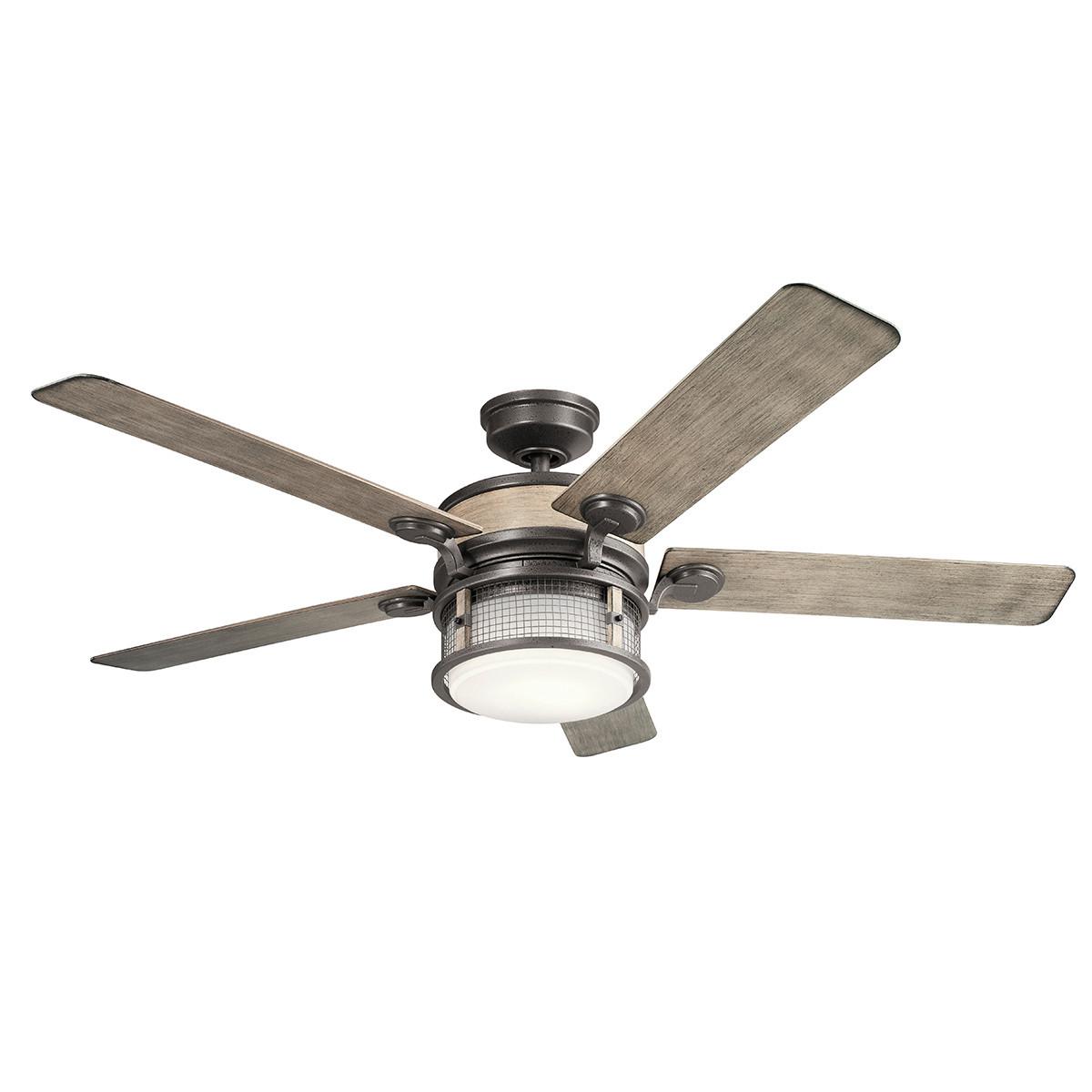 Stropni Ventilator Klf-Ahrendale-60-Avi - sivo-smeđa, Basics, staklo/metal (152/42cm)
