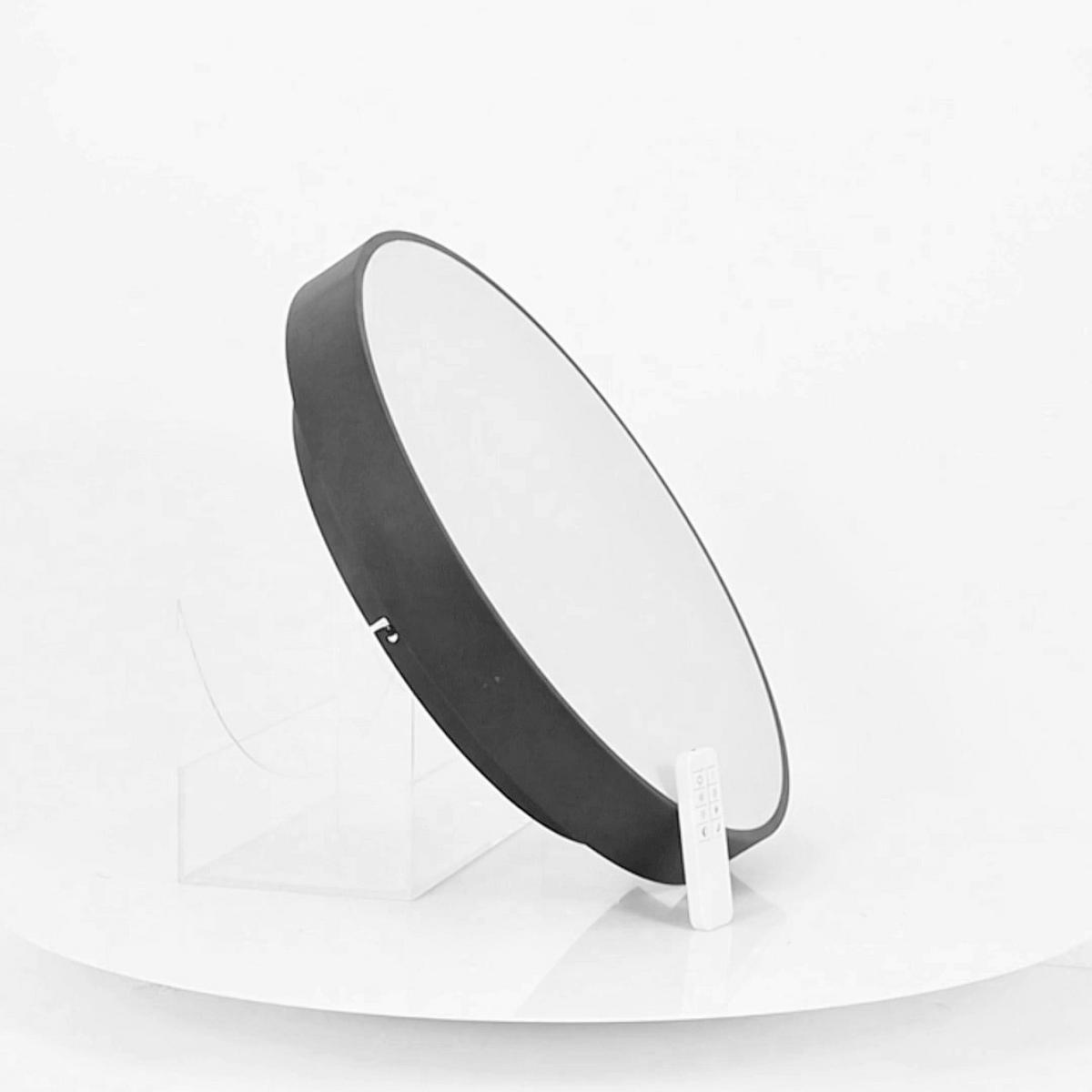 Led Svjetiljka Stropna Flache - crna, Moderno, metal/plastika (50/9cm) - Mömax