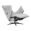 RELAXFÅTÖLJ MAXIMUS - grå/svart, Modern, metall/trä (75/110/86cm) - Premium Living