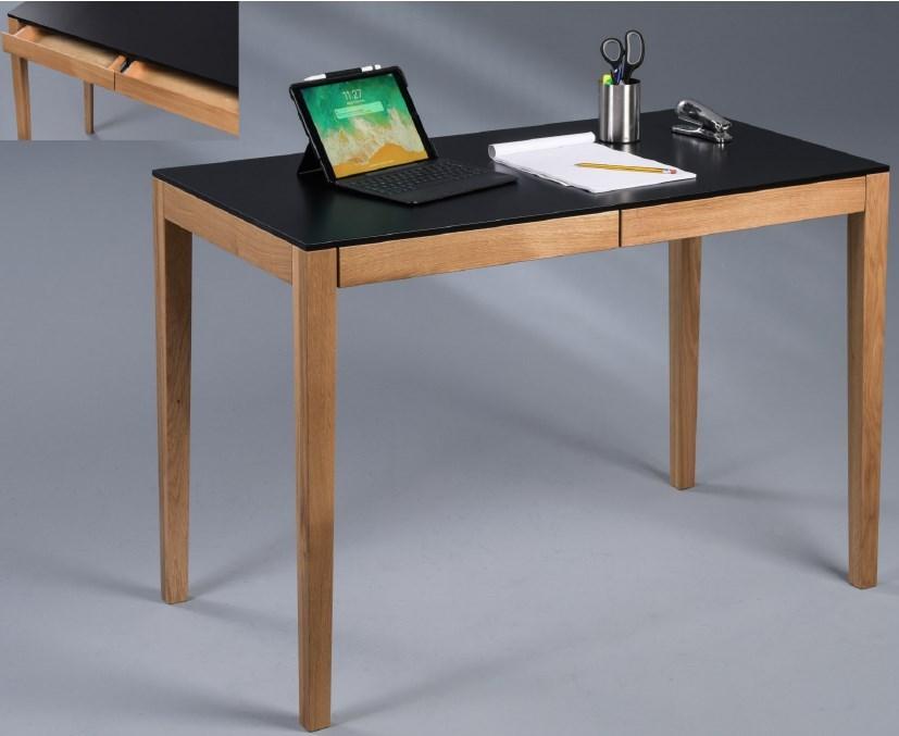 Schreibtisch aus Wildeiche ca. 110x75x60cm - MODERN, Holz/Holzwerkstoff (110/75/60cm) - Modern Living