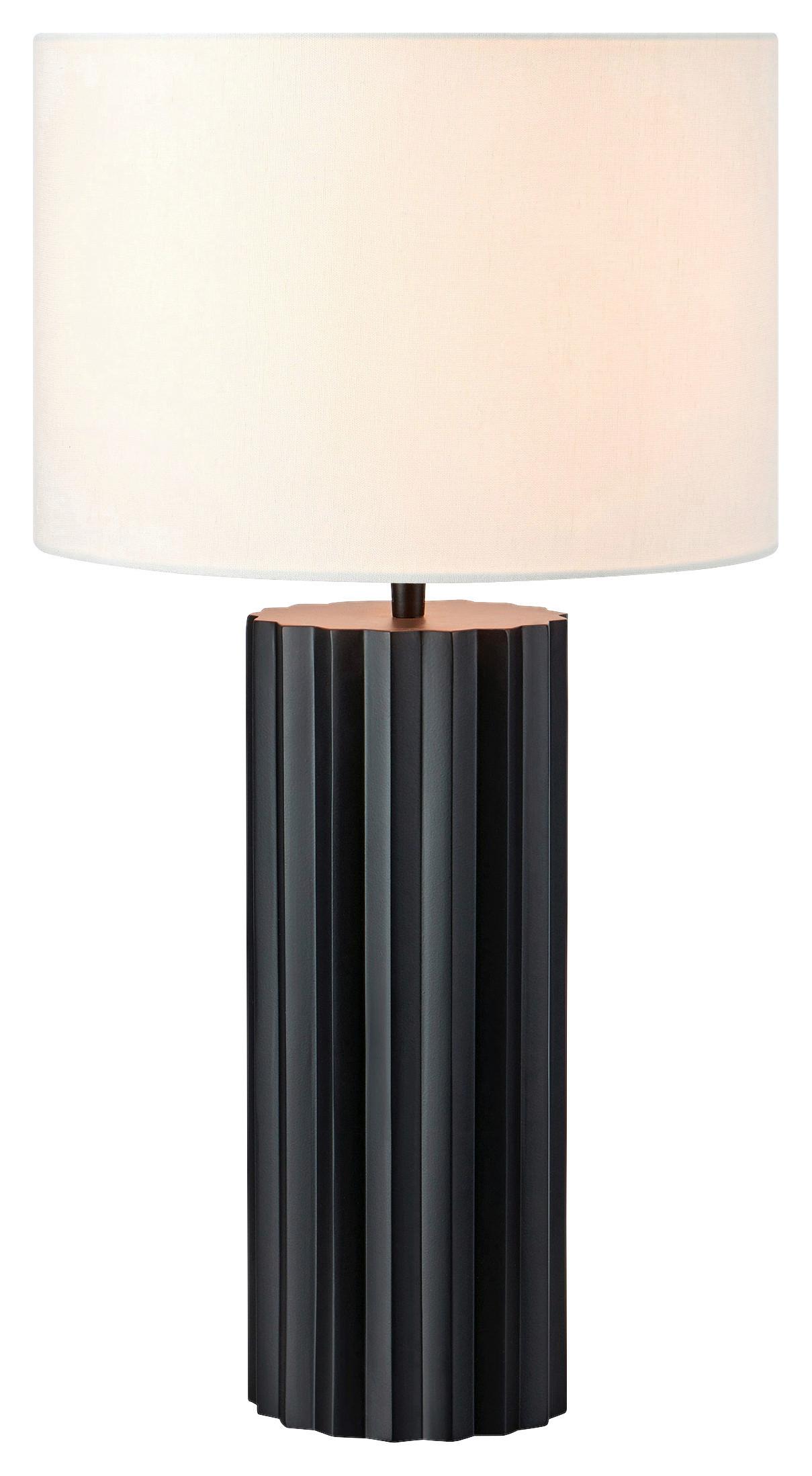 Tischleuchte Hashira max. 40 Watt - Schwarz, Basics, Textil/Metall (32/32/60cm) - Markslöjd