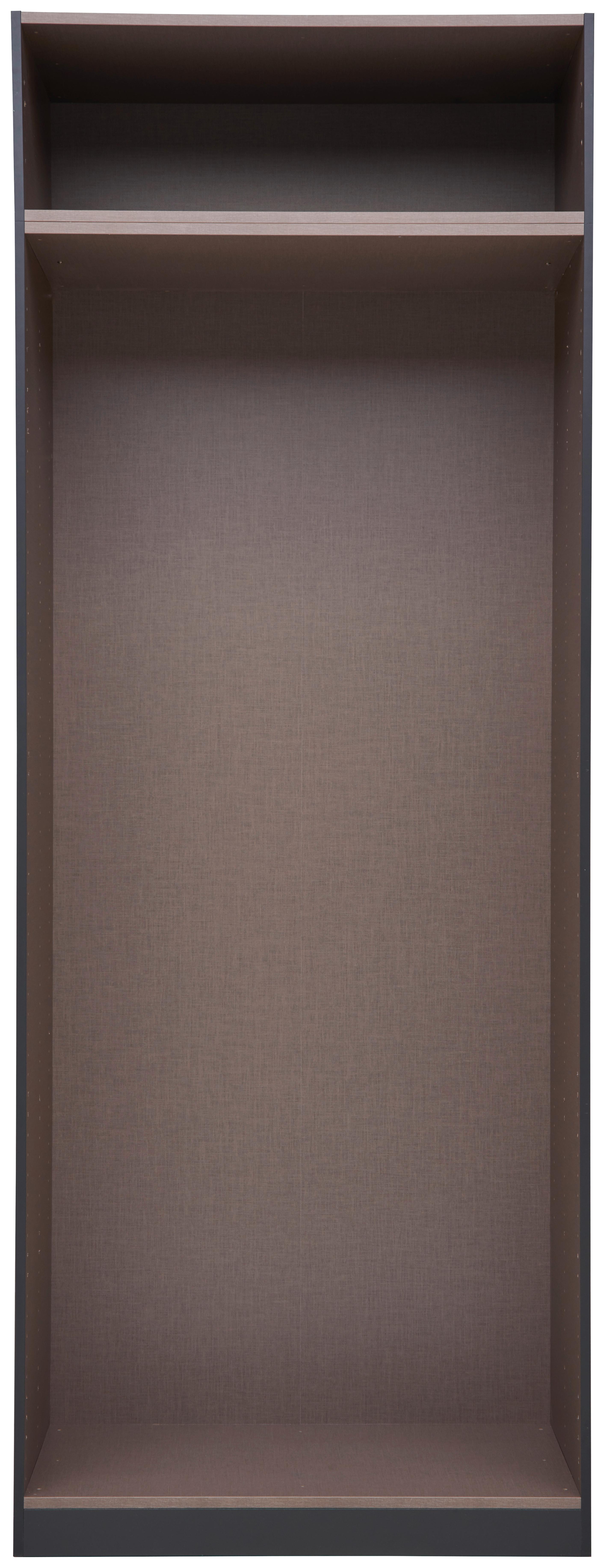 Kleiderschrankkorpus "UNIT" in Anthrazit - Anthrazit, Modern, Holzwerkstoff (91,1/242,2/56,5cm) - Based