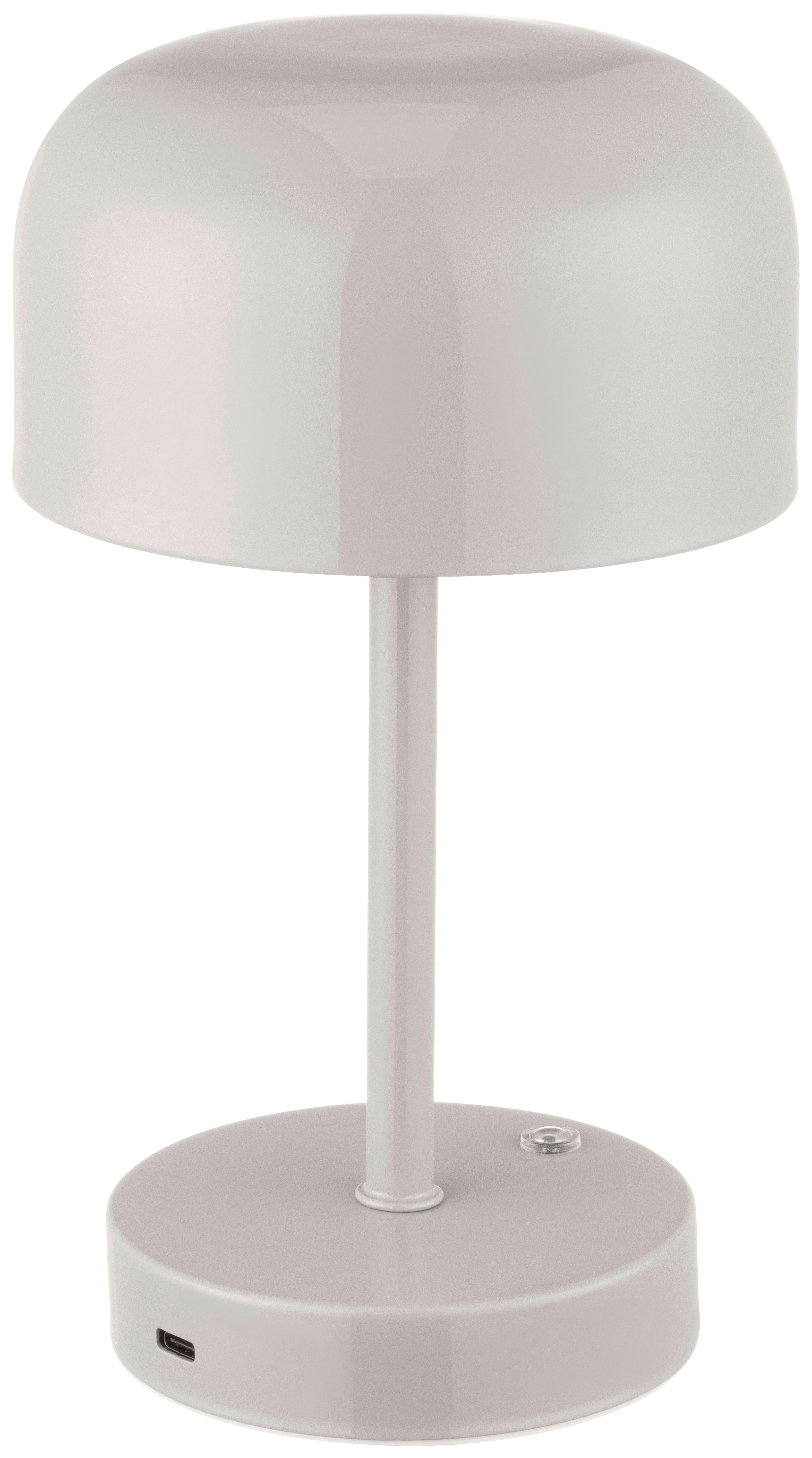 PORTABEL LAMPA SOFTI - grå, Modern, metall/plast (10/22,5/12,5cm) - Mömax