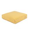 Boxkissen Dobby Gelb ca. 40x40cm - Gelb, Textil (40/40/8cm)