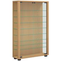 Vitrin Lumo Mini - bükkszínű/fekete, Design, műanyag/faalapú anyag (59/91/18cm) - MID.YOU