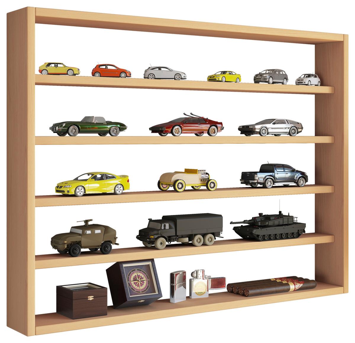 WANDREGAL OSADO L - Buchefarben, Design, Holzwerkstoff (80/60/10cm) - MID.YOU