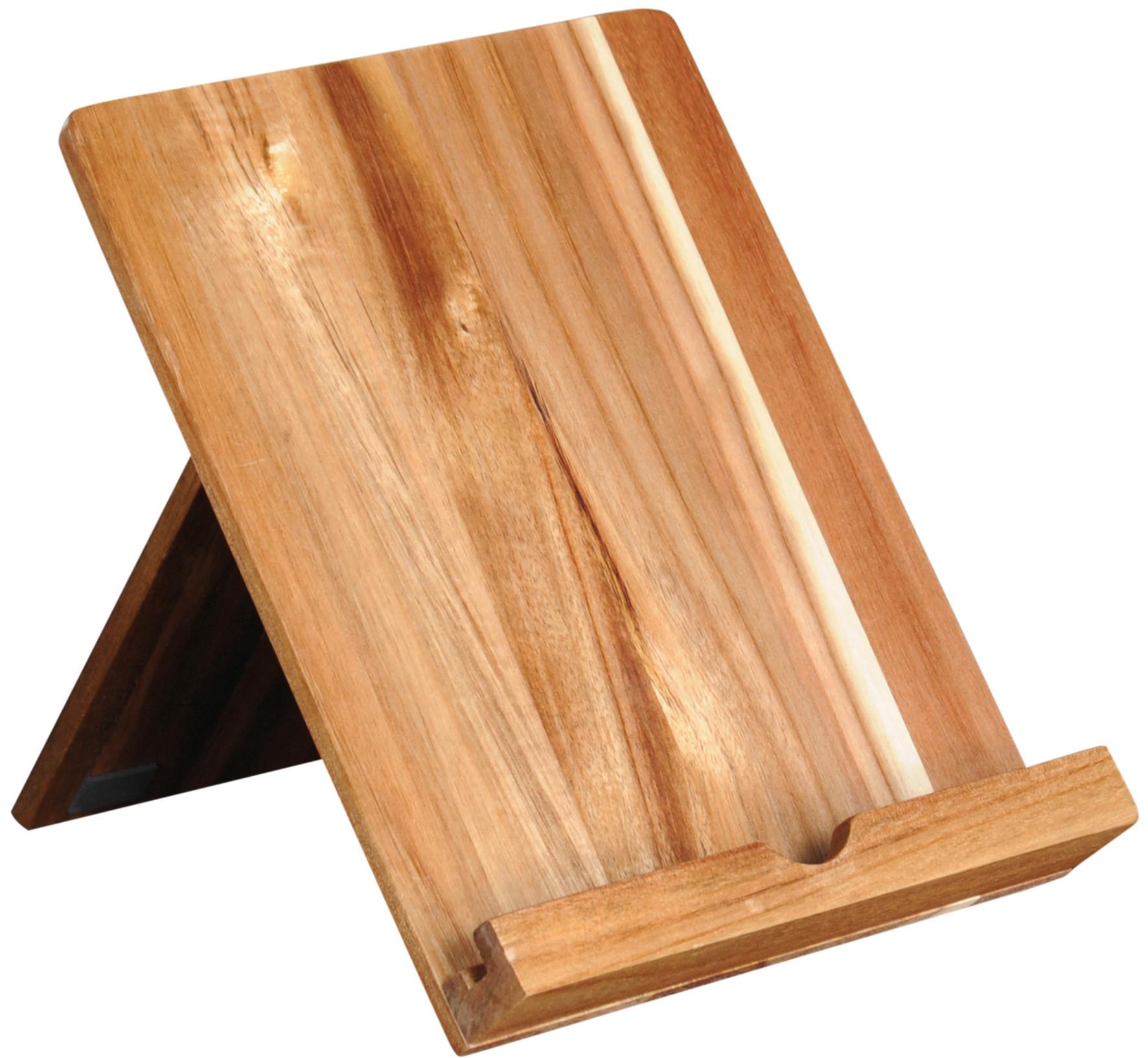 UCHWYT NA KSIĄŻKĘ KUCHARSKĄ 28015-26 - kolor akacjowy, Basics, drewno (18/23/19,2cm) - Homeware Profession.