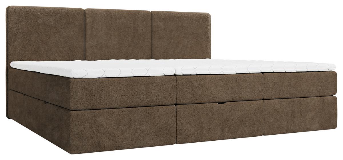 Familienbett Domino Combo II Braun ca. 240x200cm - Schwarz/Braun, MODERN, Holz/Holzwerkstoff (240/200cm) - MID.YOU