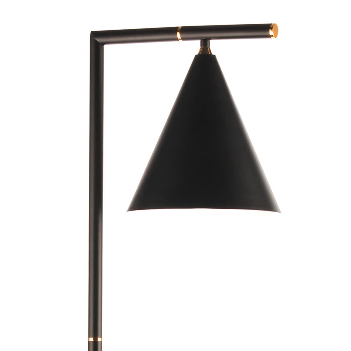 Stehleuchte Taka Schwarz max. 22 Watt - Schwarz, Design, Metall (28/25/163cm)