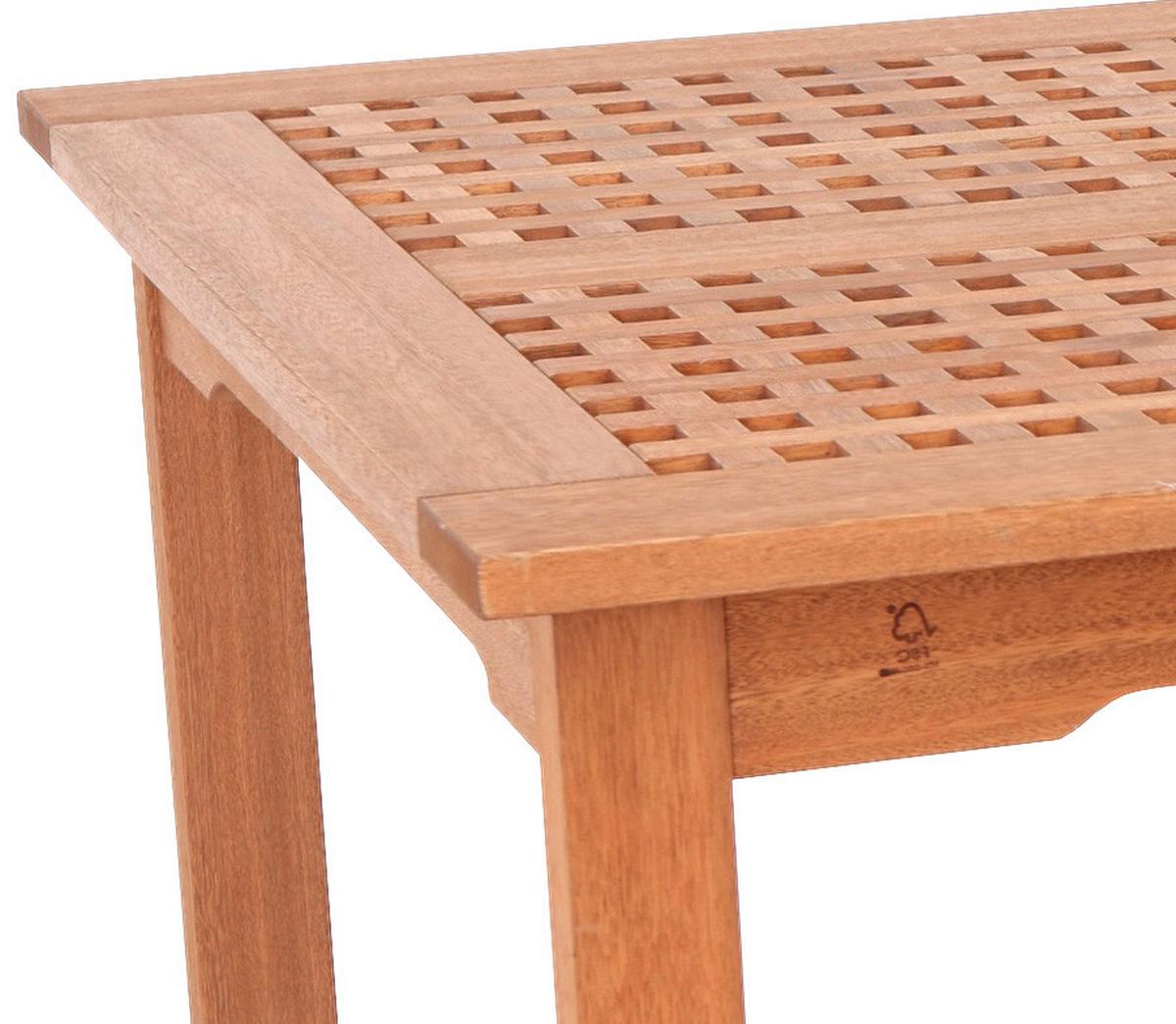 Vrtna Miza Lima, Masivno - naravne barve, Basics, les (150/90/74cm) - Gardenson