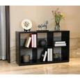 Raumteiler in Schwarz - Schwarz, MODERN, Holzwerkstoff/Kunststoff (111/68/34cm) - Modern Living Raumteiler in Schwarz - Schwarz, MODERN, Holzwerkstoff/Kunststoff (111/68/34cm) - Modern Living