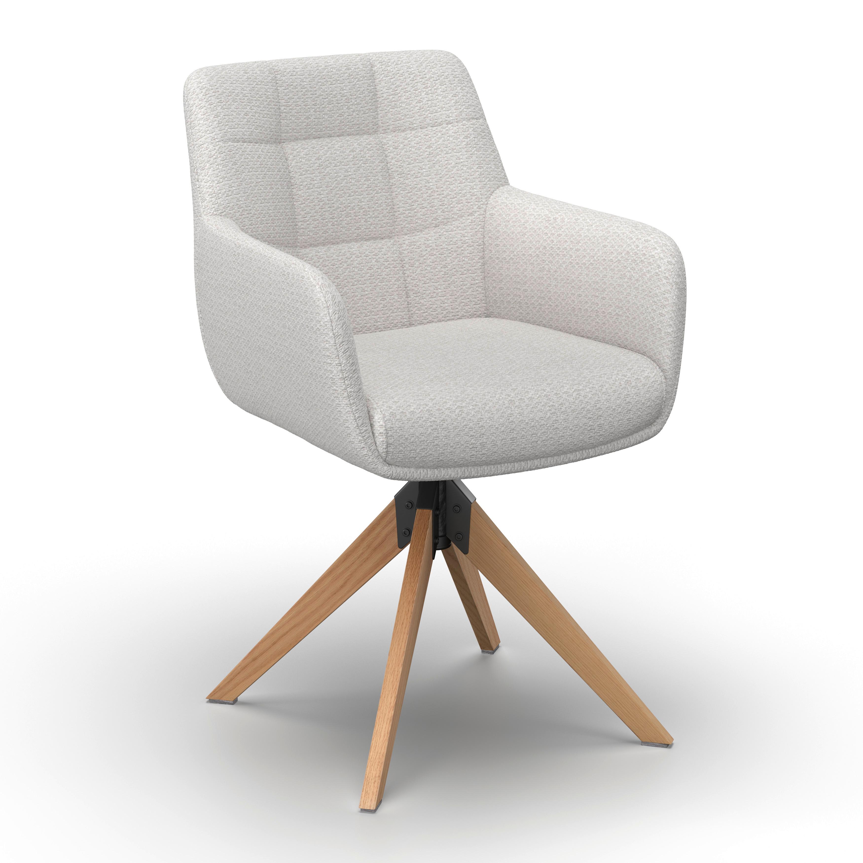 STOL MED ARMSTÖD MAILO ljusgrå 56/92/62 cm