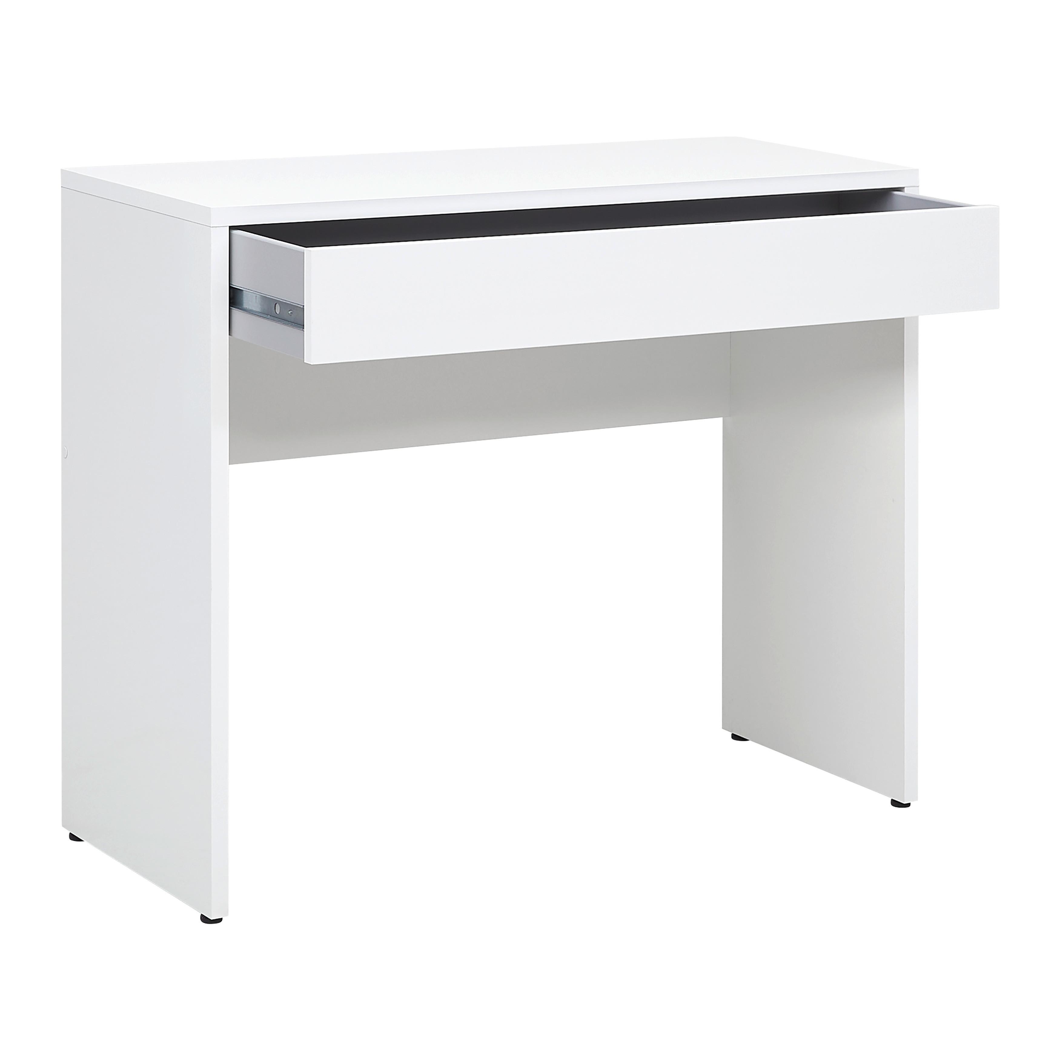 SKRIVBORD ESPRESSO - vit, Modern, trämaterial (100/81,4/40,5cm) - Mömax