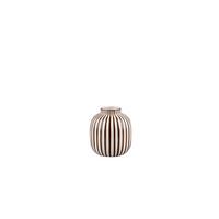 Dekovase Savanna Braun/Weiß - Braun/Weiß, Basics, Keramik (19/19/20,7cm)