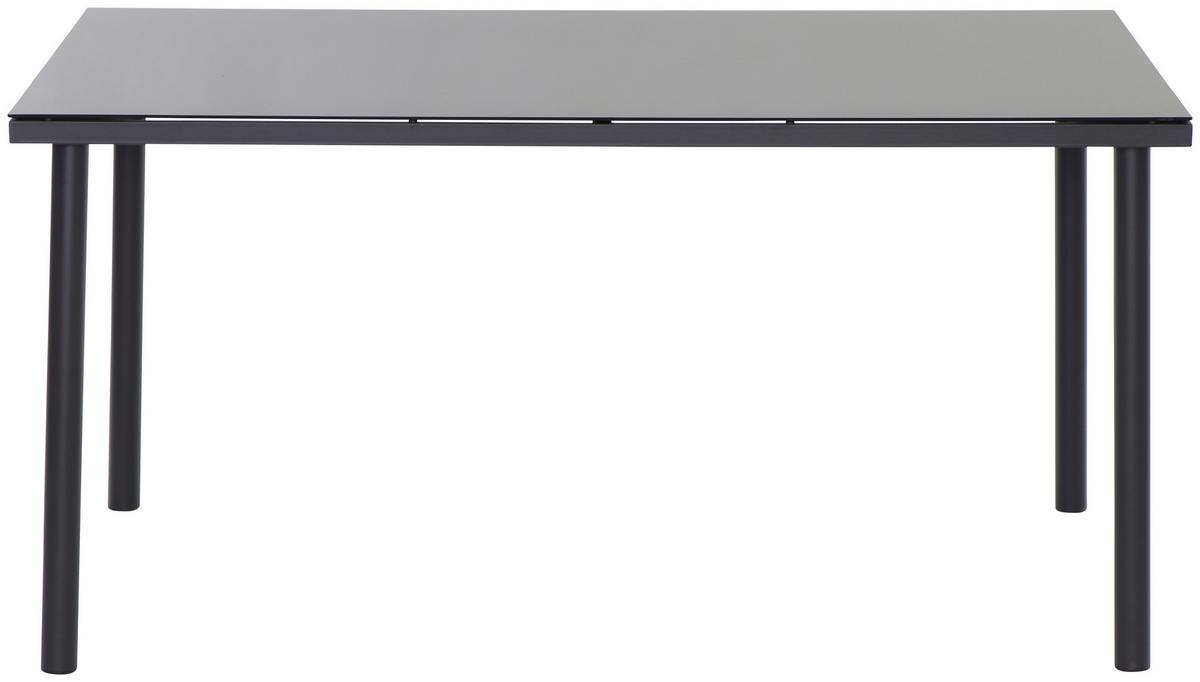 Vrtna Garnitura Torino, Siva, 7-Delno - siva, Moderno, kovina/steklo (150/74/90cm) - Beldano