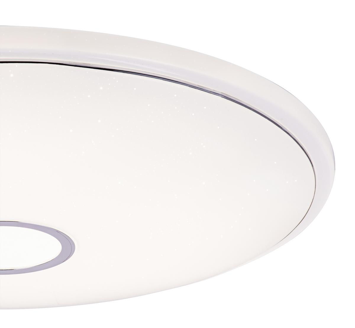 LED-Deckenleuchte Connor in Opal/Weiß max. 30 Watt - Opal/Weiß, Basics, Kunststoff/Metall (68/10cm) - Globo